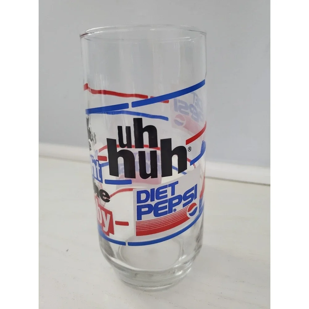 Vintage 1980's Diet Pepsi Glass 
